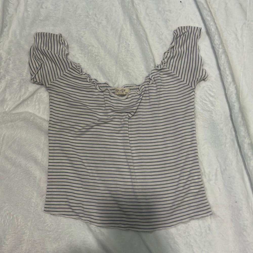 John Galt off the shoulder t-shirt